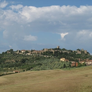 Italy, Tuscany, Province of Siena, Monticchiello