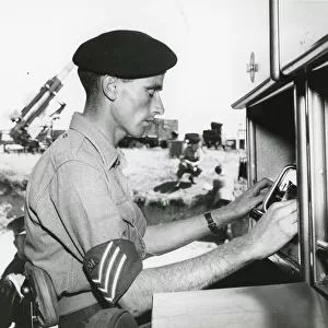 Launcher Control Assistant, Sgt W. Lewis, of the 32nd G?