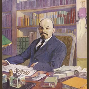 Lenin at Desk / Col