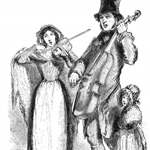 London street musicians, 1848