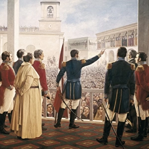 Peru. The Oath of Independence (28th July 1821)