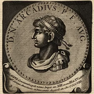 Portrait of Roman Emperor Arcadius