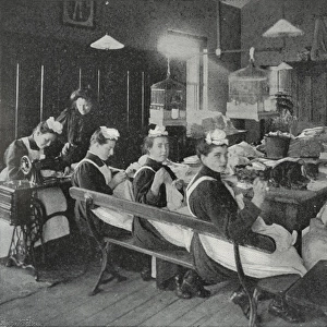 Royal Seamen and Marines Orphan Home, Portsmouth - Sewing