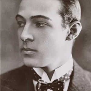 RUDOLPH VALENTINO Italian-American romantic film idol who died at a tragically young age