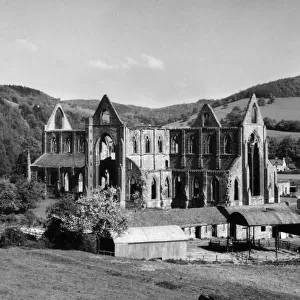 The ruins of Tintern Abbey, a Cisterian abbey, founded in 1131 by Walter de Clare