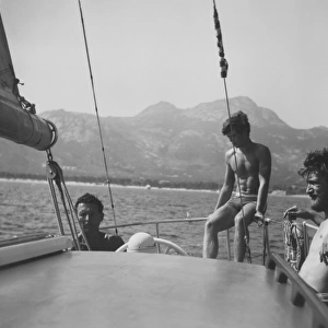 Sailing Off Corsica