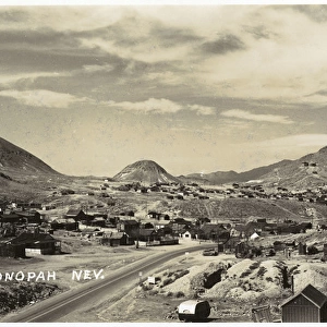 View of Tonopah, Nevada, USA