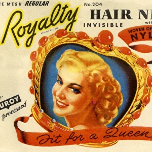 Vintage Hairnet Packaging - Royalty Hair Net