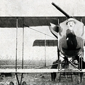 WW1 - Decorated Belgian aeroplanes - Charlie Chaplain