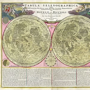Early map of the Moon, 1635