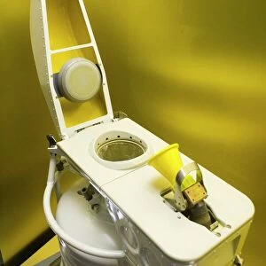 Space station toilet