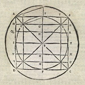 Squaring the circle, 17th century C017 / 8003