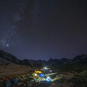 Ama Dablam base camp, Himalayas, Nepal, Asia