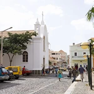 Church, Mindelo, Sao Vicente, Cape Verde Islands, Africa