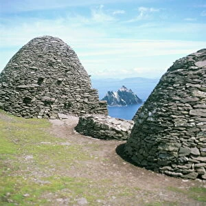 Stone beehive huts