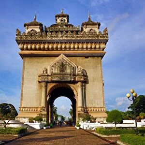 Patuxay Monument arch, Vientiane, Laos