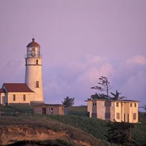USA, Oregon, Port Orford Region, Cape Blanco State Park. Cape Blanco Lighthouse
