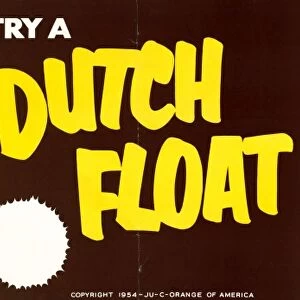 AD: SODA, 1954. Advertisement for Pennsylvania Dutch birch beer. Lithograph, 1954