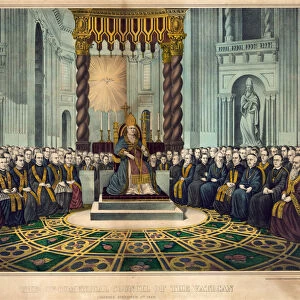 FIRST VATICAN COUNCIL, 1869. The oecumenical council of the Vatican, convened December 8th 1869