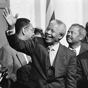 NELSON MANDELA (1918-2013). South African political leader