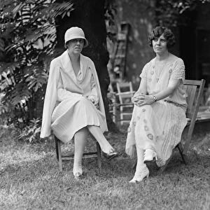 STEVENS & PAUL, 1925. American womens rights advocated Doris Stevens (left) and Alice Paul