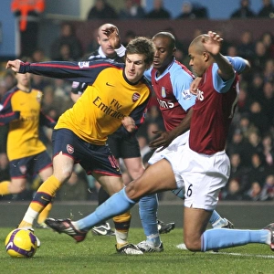 Aaron Ramsey (Arsenal) Zat Knight (Aston Villa)