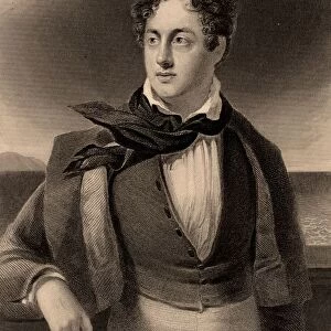 George Gordon, Lord Byron (1788-1824) English Romantic poet of Scottish descent