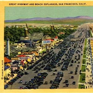 Great Highway and Beach Esplanade, San Francisco, California