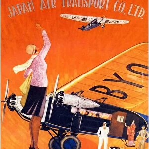 Japan: Advertising poster for Japan Air Transport Company, c. 1928