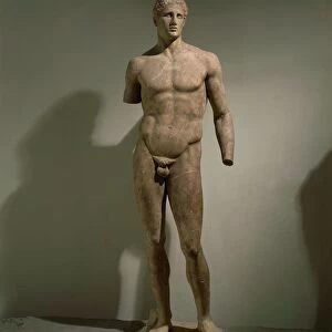 Marble copy of statue of Athlete Agias, pancratium champion