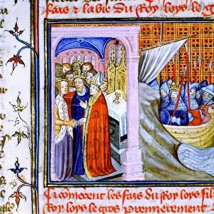 Marriage of Eleanor of Aquitaine (c1122-1204) and Louis VII of France (1137) left
