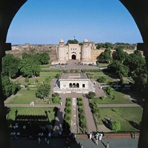 Pakistan, Punjab, Lahore, Fort of Lahore, also known as Shahi Qila citadel, Alamgiri Gate
