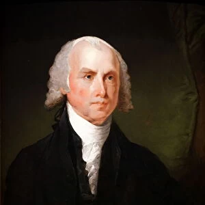 Portrait of President James Madison by Gilbert Stuart