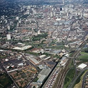 UK, England, West Midlands, Aerial view of Birmingham
