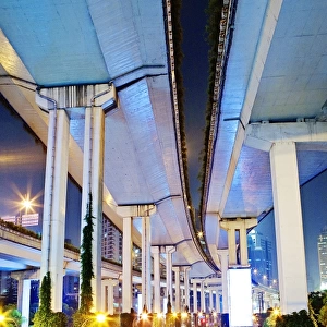 Overhead freeway, Shanghai