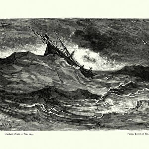 Adventures of Baron Munchausen, Ship in a storm