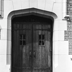 Arched doorway and steps