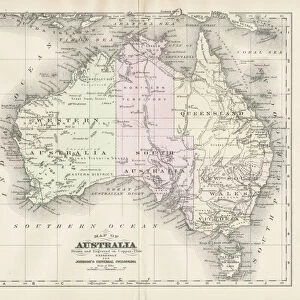 Australia map 1893