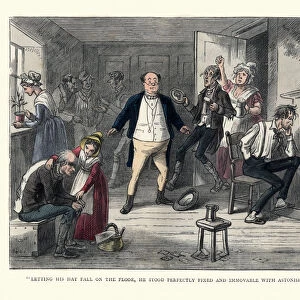 Dickens, Pickwick Papers, he stood fixed and immovable with astonishment