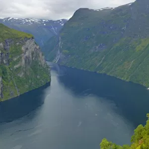 View on the Geiranger fjord, Norway