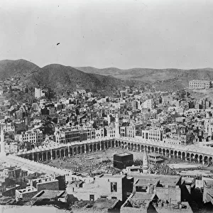 Mecca. Mecca City and Kaaba Square. 1925