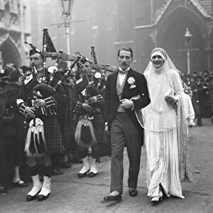 Wedding. The marriage between Lord Inverclyde and Miss Sainsbury took place at St Margaret s