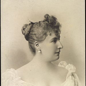 Ak S. A. R. Princess Louise of Belgium (b / w photo)