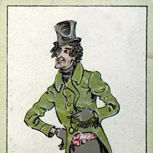 Alfred Jingle Esquire, from The Pickwick Papers by Charles Dickens