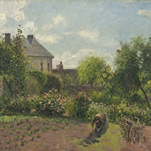 The Artists Garden at Eragny, 1898 (oil on canvas)