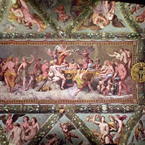 The Banquet of the Gods, ceiling painting of the Courtship and Marriage of Cupid