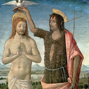 The Baptism of Christ, 1486 (tempera on panel)