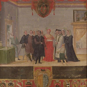 Baptism of Cosimo II de Medici 1589 (oil on panel)