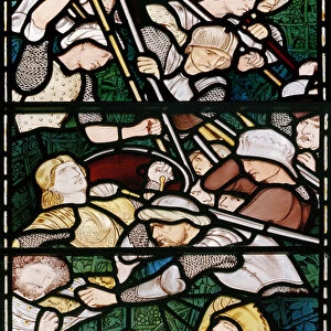 The Battle of Beth Horon, 1862-3 (stained glass)