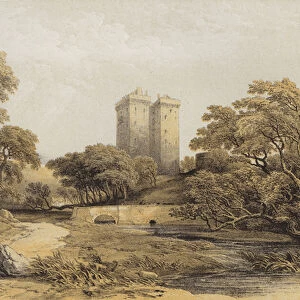Borthwick Castle (chromolitho)
